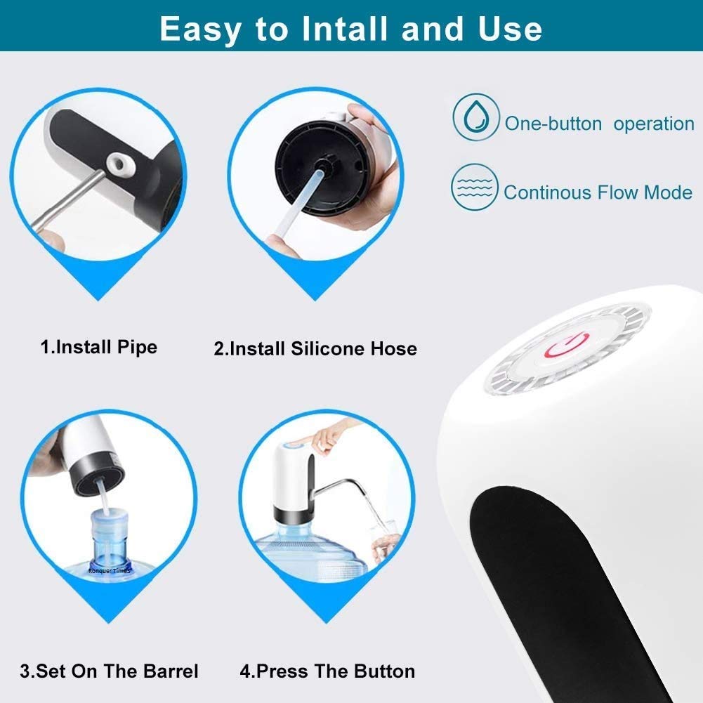 Automatic Wireless Water Can Dispenser Pump