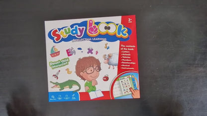 Electronic Intelligent Book with All Learning Materials with Clear Voice with Touch Sensors for kids (Study Book)